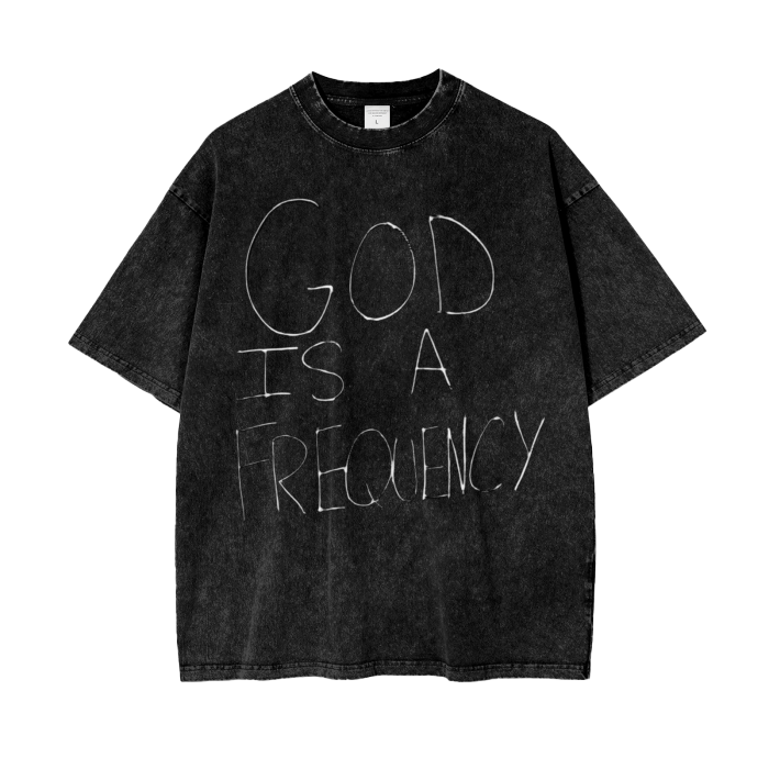 God is a Frequency Oversize T-Shirt