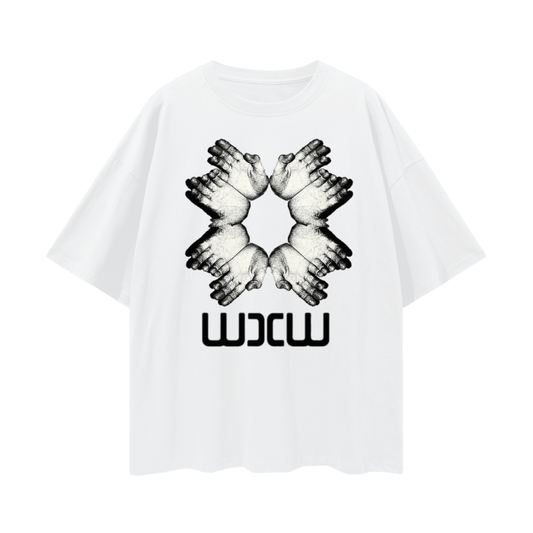 Holding Hands Drop Shoulder Tee
